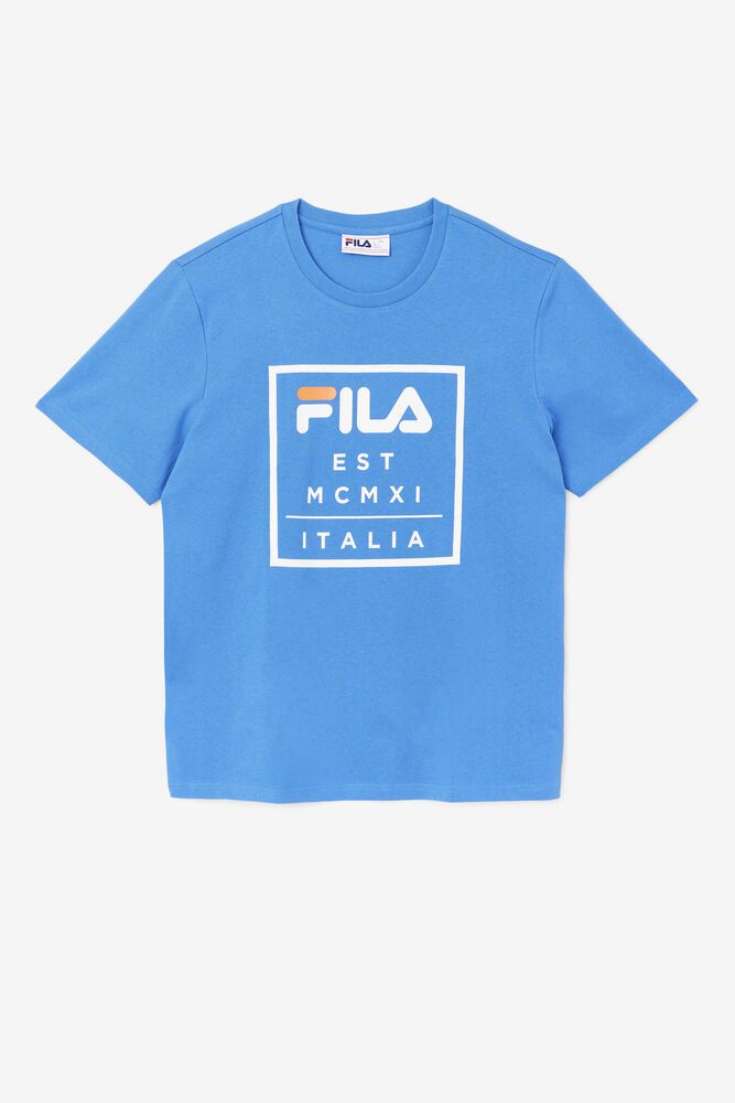 Fila T Skjorte Herre Blå Tenez 157439-TLG